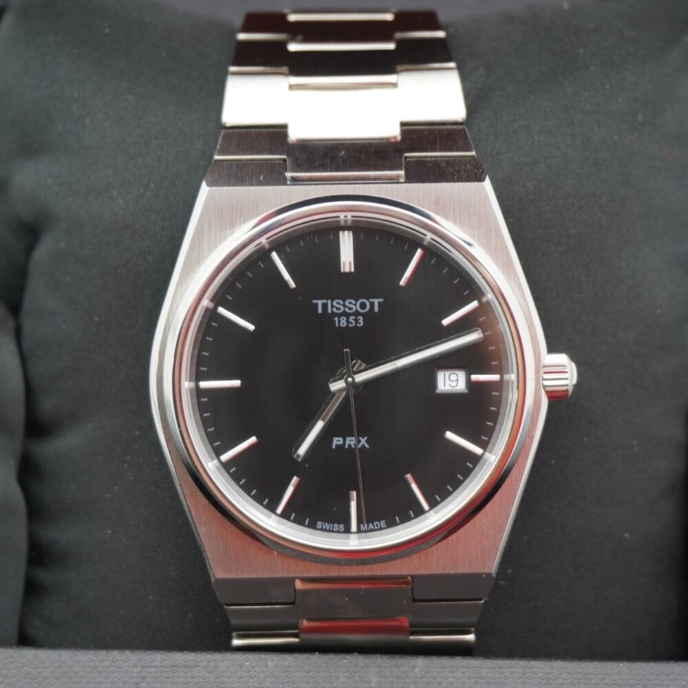 Tissot PRX 1853 Black Stainless Steel 40MM-OPEN BOX